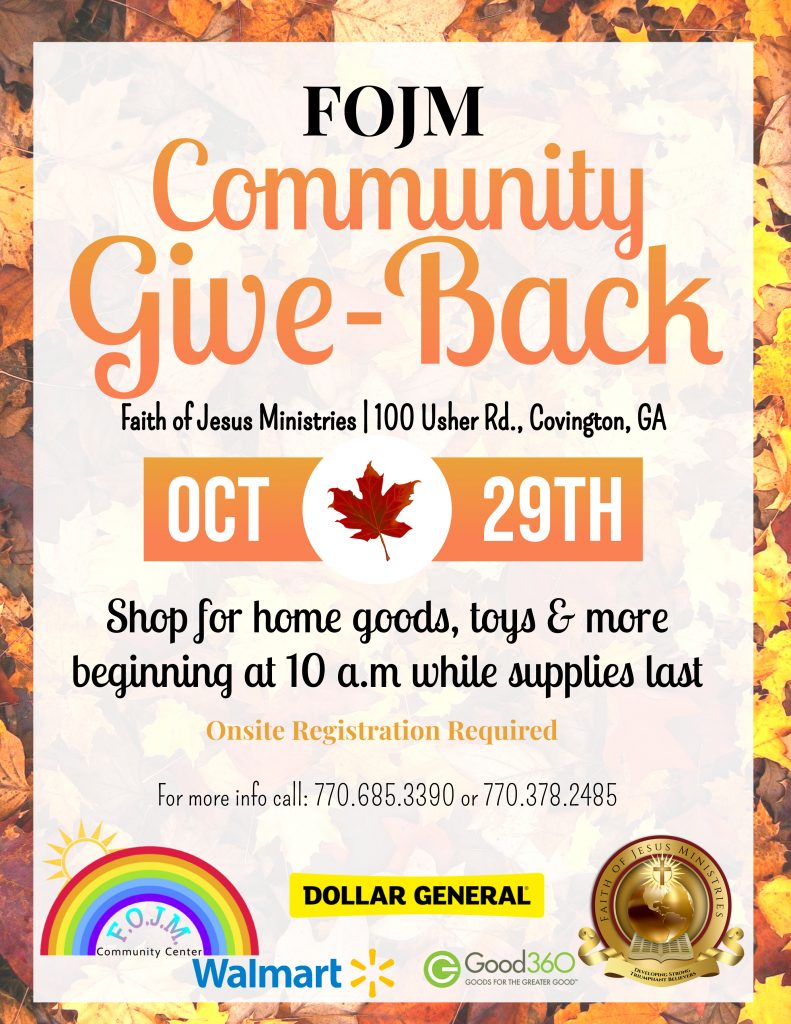 Fall 2022 Giveback